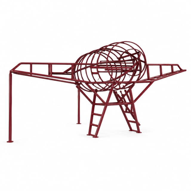 KD CP-1280 Aeroplane Ride – Aircraft-Themed Playground Structure