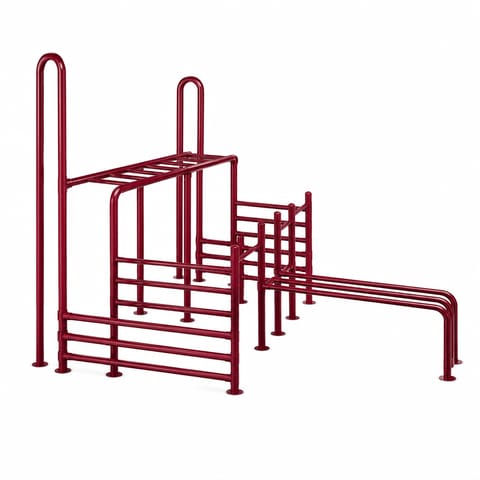 KD CP-1262 Muscle Builder Climber – Multi-Section Playground Frame