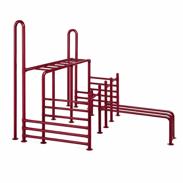 KD CP-1262 Muscle Builder Climber – Multi-Section Playground Frame