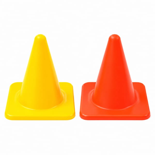 KD KX-FCM0401 4-Inch Field Cone Marker – Premium Agility Training Cone