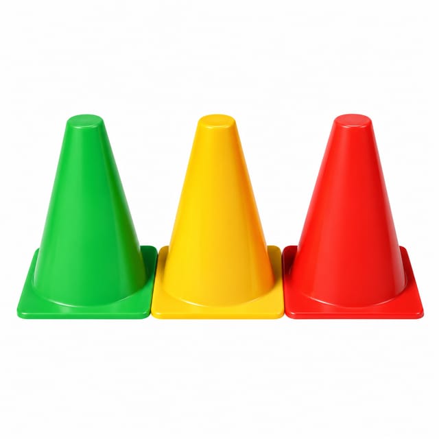 KD KX-FCM0601 6-Inch Field Cone Marker – Agility and Speed Training Cone