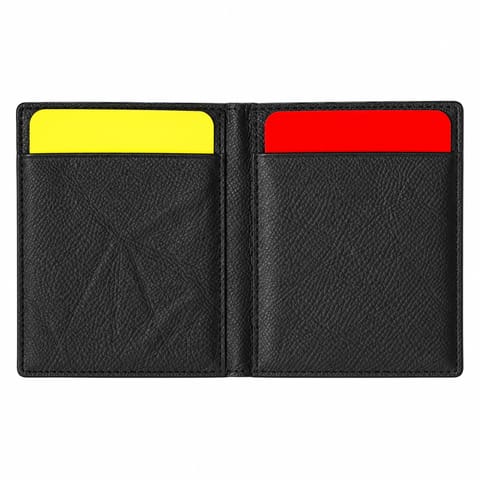 KD KX-1024 Rexine Referee Wallet – 2-Card Option