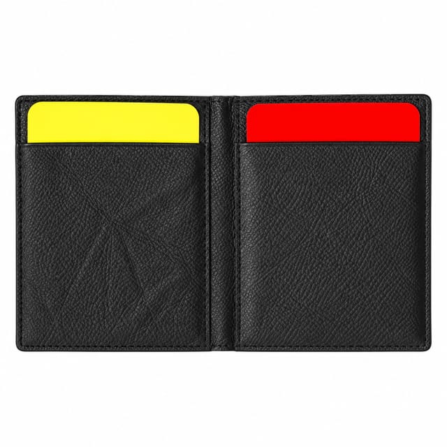 KD KX-1024 Rexine Referee Wallet – 2-Card Option