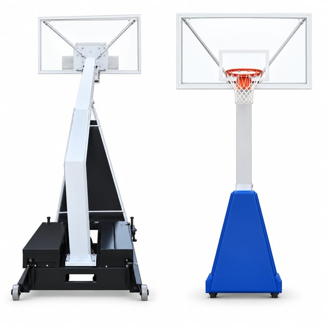 KD TSI 004 Competition Model Movable Basketball Pole with 8-Inch Round Pole Section