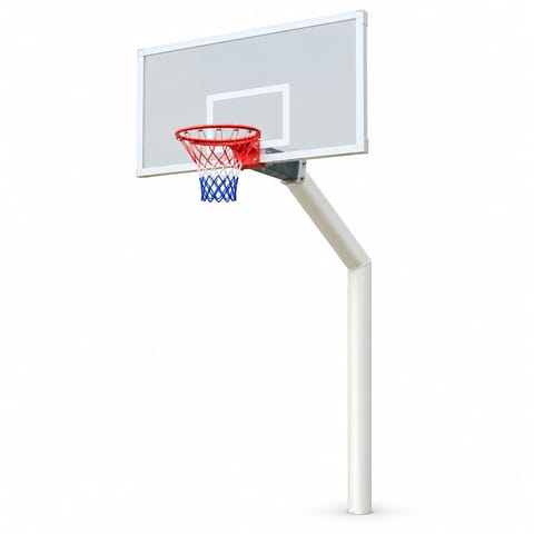 KD TSI 012 Target Model Fixed Basketball Pole with Solid Ring and Net