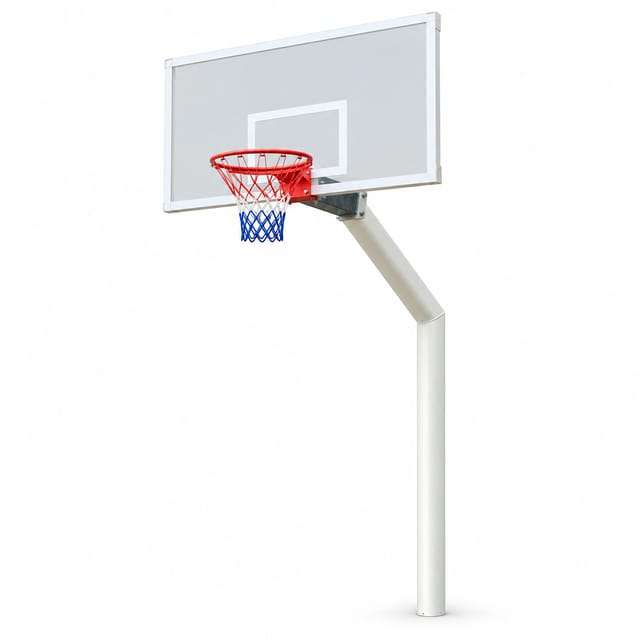 KD TSI 012 Target Model Fixed Basketball Pole with Solid Ring and Net