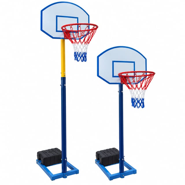 KD TSI 014 Student Netball Pole with Adjustable Height and Nylon Net