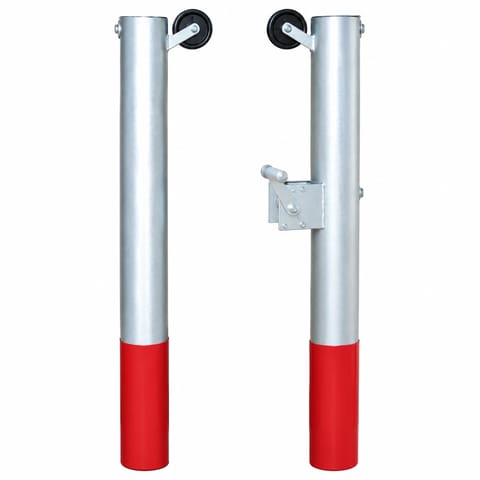 KD TSI 027 Fixed Tennis Net Poles – 1.07 m, 4 Inch Round Pipe
