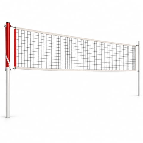 KD TSI 030 Training Volleyball Net Pole – Fixed Mounting, Adjustable Height