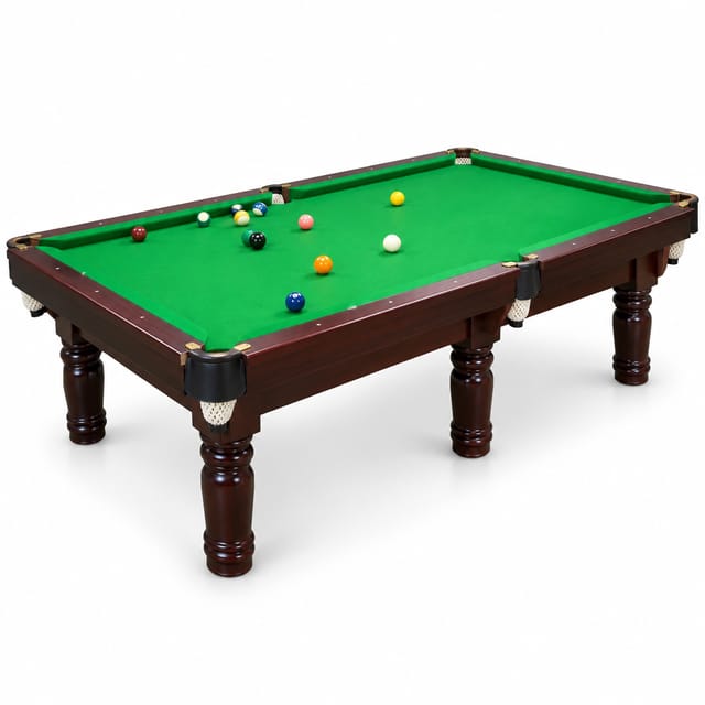 KD TSI 060 Pool Table – 8 × 4 Feet, Six Legs, with Accessories