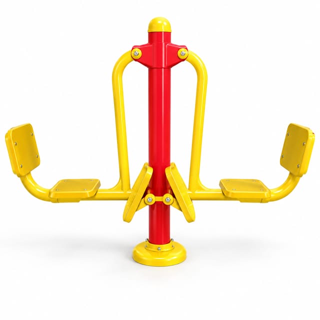 KD TSI 123 Outdoor Double Leg Press Machine – Galvanised Pipe
