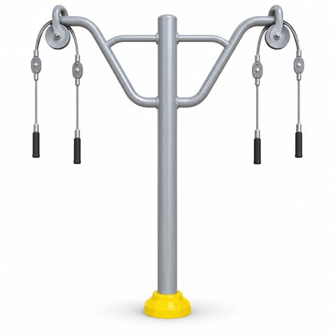 KD TSI 140 Outdoor Hand Pulley Exercise Station – Galvanised Pipe