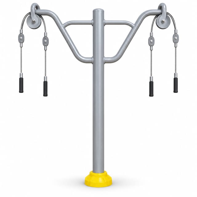 KD TSI 140 Outdoor Hand Pulley Exercise Station – Galvanised Pipe