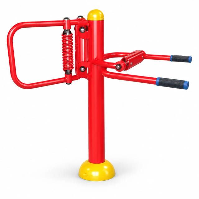 KD TSI 145 Outdoor Back Massager Station – Galvanised Pipe