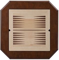 KD Reversible Chess & Checkers Game Table with 2 Storage Drawers – Deep Cherrywood Finish