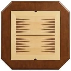 KD Classic Reversible Chess & Checkers Game Table with Game Tray & Built-In Storage – Cherry Finish