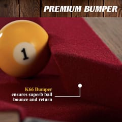 KD Arlington 8-Foot Drop Pocket Pool Table with Accessory Set