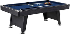 KD Bar Size 7-Foot Drop Pocket Pool Table with Accessory Set