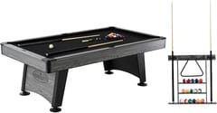 KD Blackstone 7-Foot Drop Pocket Pool Table with Accessory Set