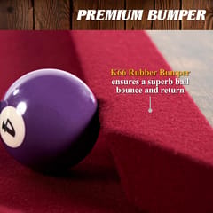KD Ashford 8-Foot Drop Pocket Pool Table with Accessory Set