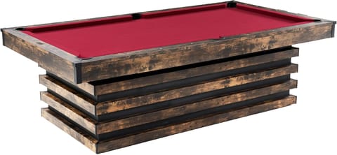KD Ashford 8-Foot Drop Pocket Pool Table with Accessory Set