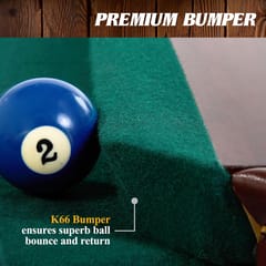 KD Premium 8.3-Foot Drop Pocket Pool Table with Accessory Set