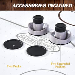 KD Urban 5-Foot Air Hockey Table – Wood-Grain Finish & Cement Grey Base