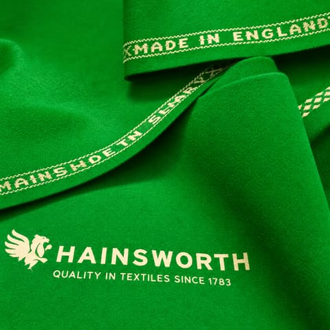 KD Hainsworth Snooker Table Cloth – 12 × 6 Feet, Green