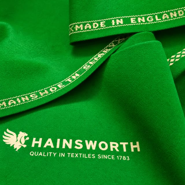 KD Hainsworth Snooker Table Cloth – 12 × 6 Feet, Green
