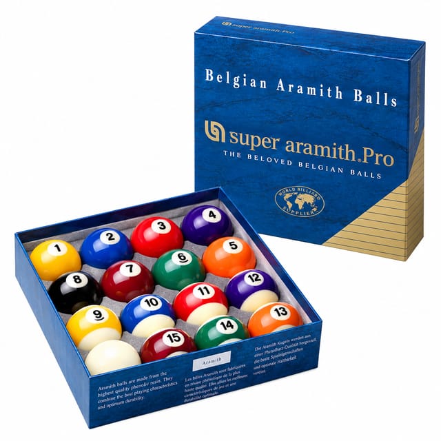 KD Aramith SuperPro Pool Ball Set – 16 Balls