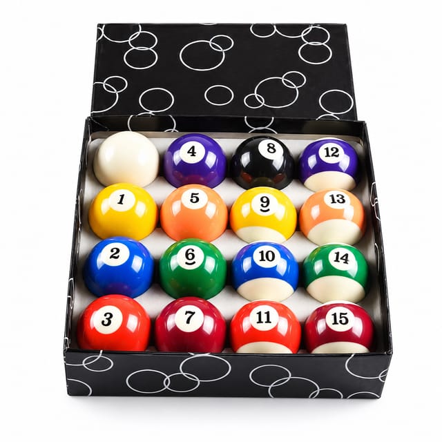 KD Black Box American Pool Ball Set – 57.2 mm