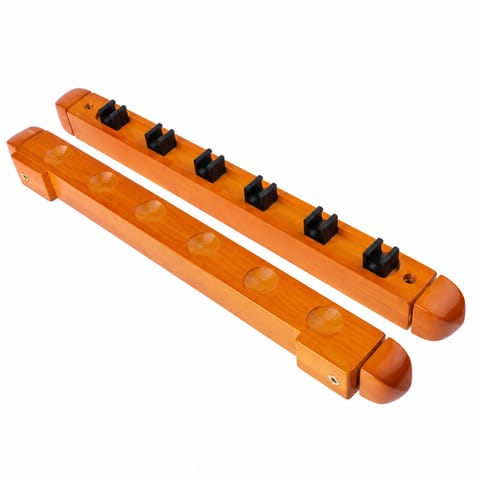 KD Wall-Mounted Cue Rack – 6-Cue Holder with Fixing Screws