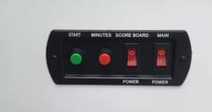 KD Electronic Air Hockey Table with Overhead Automatic Scoreboard – Black MDF Cabinet