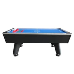 KD 8-Foot Air Hockey Table with Electronic Scorer and Adjustable Levelling Feet – Blue and Black