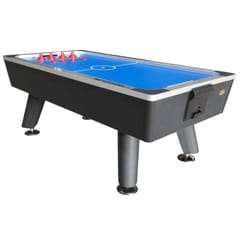 KD 8-Foot Air Hockey Table with Electronic Scorer and Adjustable Levelling Feet – Blue and Black