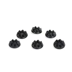 KNK Cricket Shoe Rubber Spikes – 24-Piece Screw-In Replacement Stud Set, Black