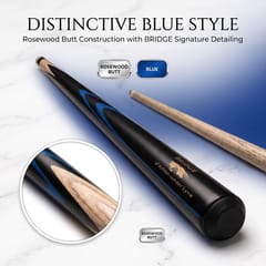 KNK 57-Inch Snooker Cue Stick – 2-Piece Ash Shaft, 9.5 mm Tip, 18 oz, Brass Joint