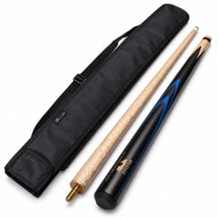 KNK 57-Inch Snooker Cue Stick – 2-Piece Ash Shaft, 9.5 mm Tip, 18 oz, Brass Joint