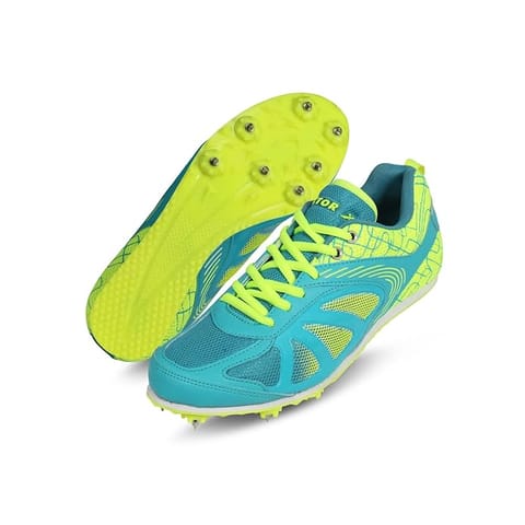 Vector X Athletic Track Running Shoes with Removable Spikes – Seagreen