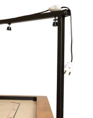 KNK Foldable Adjustable Carrom Lamp Stand – Bulb Not Included
