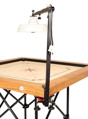 KNK Foldable Adjustable Carrom Lamp Stand – Bulb Not Included