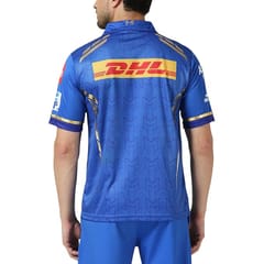 playR x Mumbai Indians 2024 Men’s Half Sleeve Regular Fit Jersey – Blue