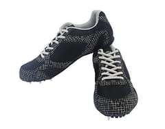 Vector X Sprint Track Running Spike Shoes – Black-Grey