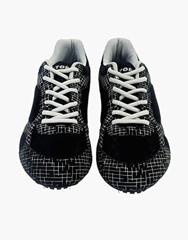 Vector X Sprint Track Running Spike Shoes – Black-Grey