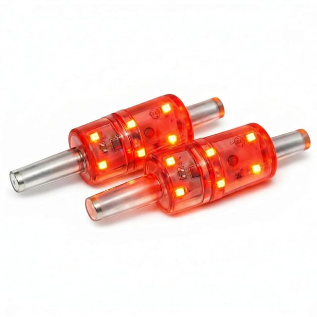 KNK LED Cricket Bails – 3V Battery Powered, Water Resistant, Set of 2