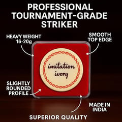 KNK Heavy Imitation Ivory Carrom Striker – 16–20 g