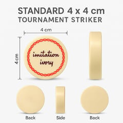 KNK Heavy Imitation Ivory Carrom Striker – 16–20 g