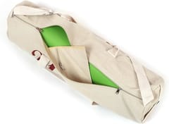 KNK Cotton Canvas Yoga Mat Bag with Adjustable Shoulder Strap