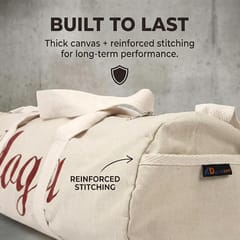 KNK Cotton Canvas Yoga Mat Bag with Adjustable Shoulder Strap