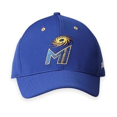playR Mumbai Indians IPL 2024 Men’s Polyester Fan Cap – Blue, Free Size